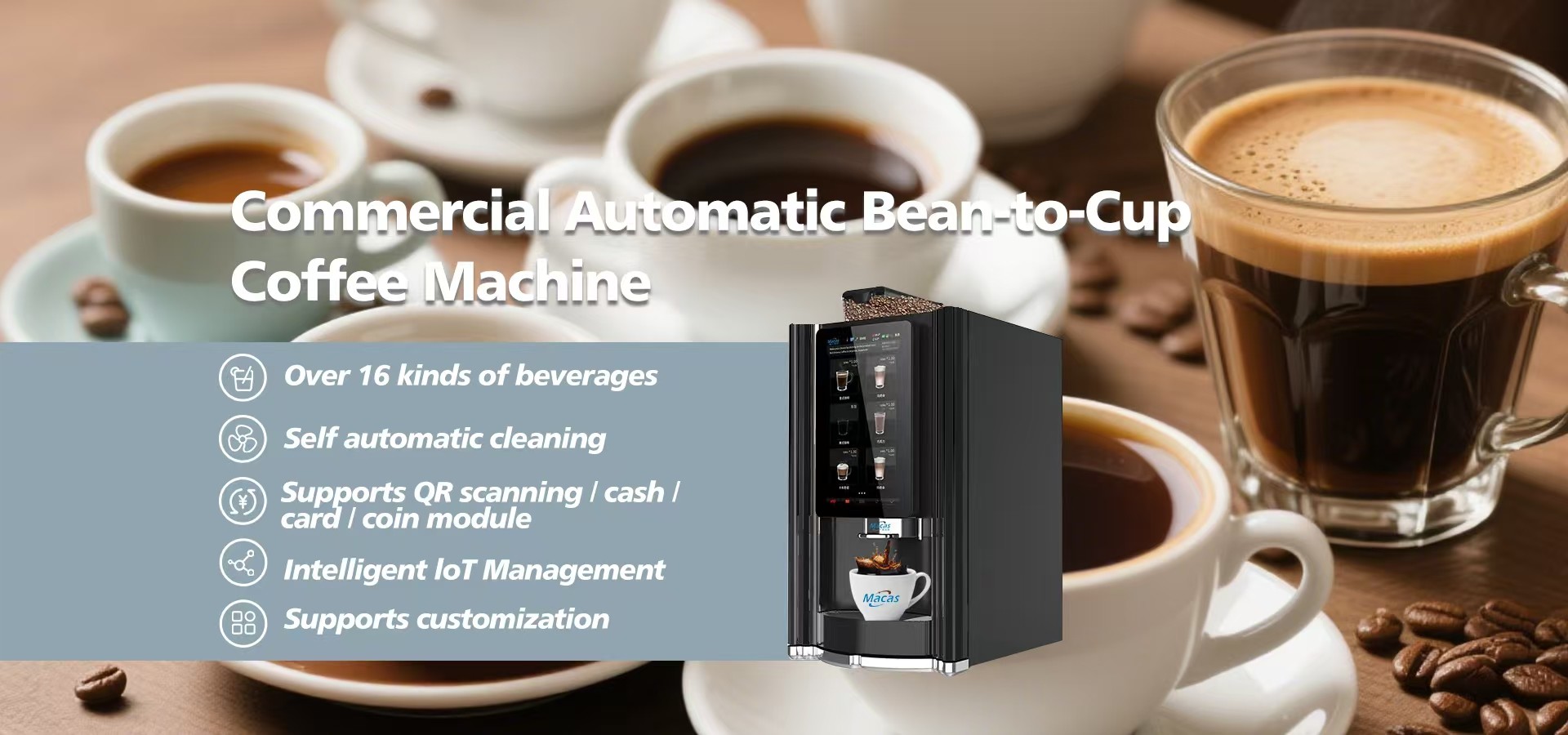 Qualität Verkaufsautomaten für Kaffee usine