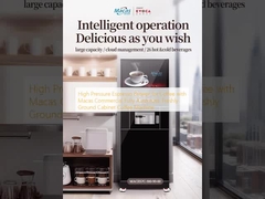 Hochdruck-Espresso-Braucher für Kaffee mit Macas kommerzielle vollautomatische frisch gemahlene Schrank Kaffeemaschine