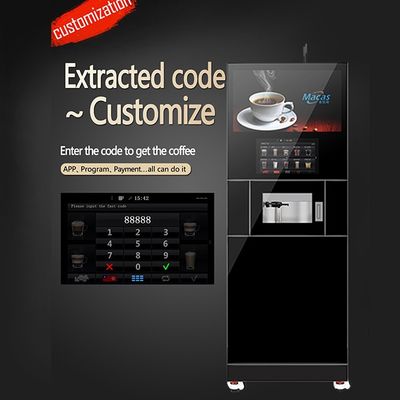 kaufen OEM ODM Automatische Kaffee-Cappuccino-Automaten Elektronische Zahlung on-line-Fertigung