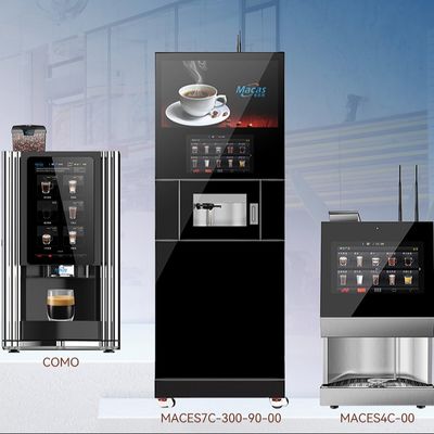 Edelstahl 304 Selbstbedienung Fußboden stehende Kaffeemaschine 220V 50Hz