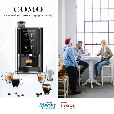 15.6''Touchscreen Kaffeemaschine mit MDB für Espresso Cappuccino Latte Kaffee