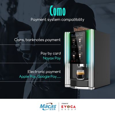 15.6 Zoll Touchscreen Instant Bean To Cup Kaffeemaschine Unterstützung IOT