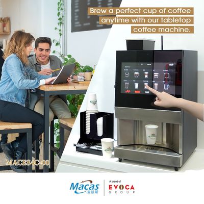 2.2L kommerzielle Kaffeeausrüstung Kaffee aus der Bohne in die Tasse 2700W