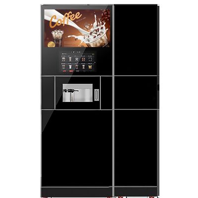 2400W Büro QR-Code Münzbetriebene Kaffeemaschine mit Eismaschine
