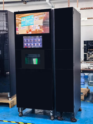 2400W Büro QR-Code Münzbetriebene Kaffeemaschine mit Eismaschine