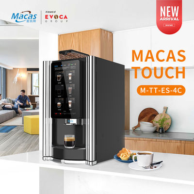 Touchscreen 9 Getränke Automaten frisch gemahlen Cappuccino Latte Mocha Tee für heiße Getränke Liebhaber