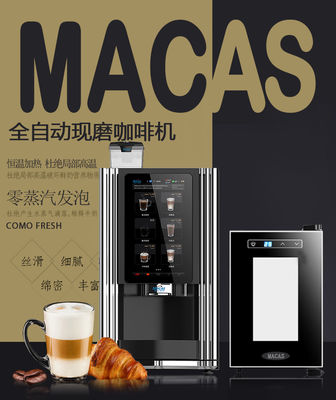 Edelstahl-Tischtop-Smart-Frischmilch-Kaffeemaschine