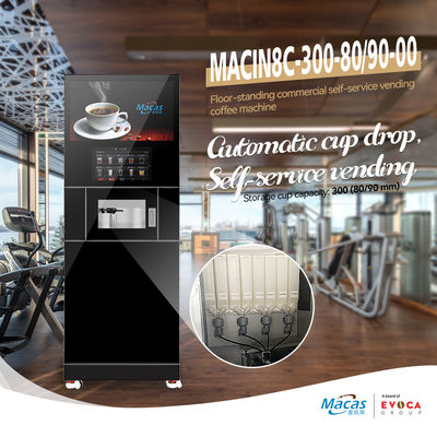 kaufen 1200W Instant Coffee Vending Machine mit Video-Technischer Unterstützung nach dem Service on-line-Fertigung