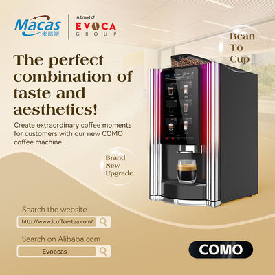 15.6 Zoll Betrieb Touchscreen Kaffeemaschine für Kaffeeküche Temperatur 90-95C für eine geringe Wartung Kaffeeservice