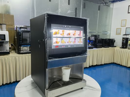 Edelstahl 201 Automatische Schreibtischkaffeemaschine mit Grinsen