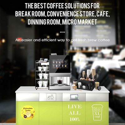 MDB-Protokoll Selbstbedienung Countertop Kaffeemaschine für Unternehmen