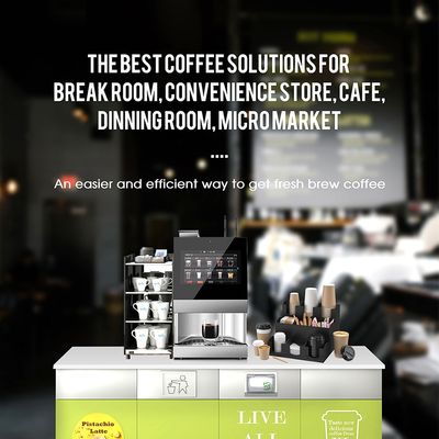 WIFI 4G kommerzielle Kaffeemaschine Automatische Espressomaschine