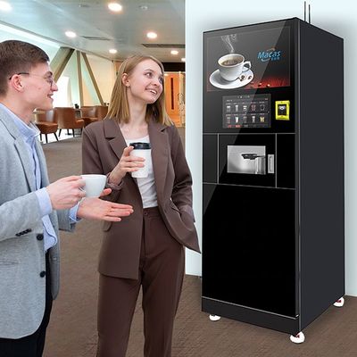 Selbstbedienung Bohnen zum Kaffee Kaffeemaschine zum Kaffee