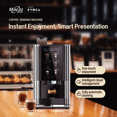58 kg Kaffeeautomaten Automatische schwarze Getränke Auswahl für und Bequemlichkeit