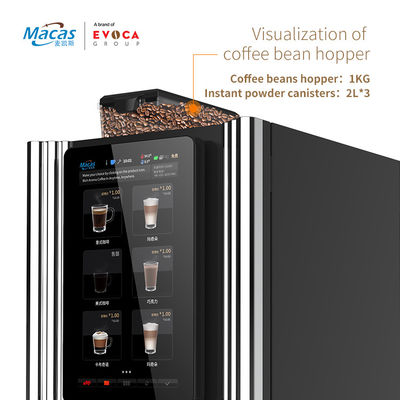 Ein guter Preis. Kommerzielle frisch gemahlene Kaffeemaschine im Lebensmittelgeschäft Online