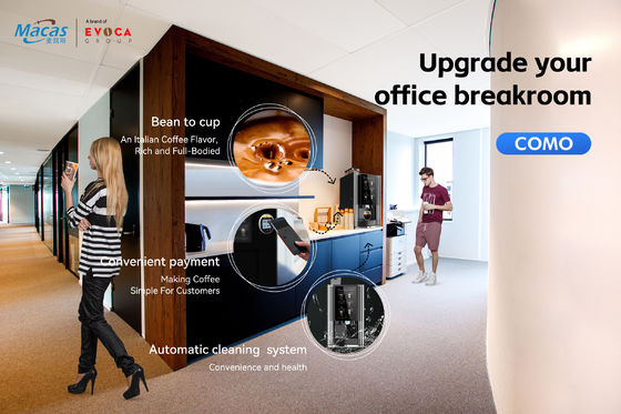 Intelligente und kompakte Kaffeemaschine für den Einsatz von OCS von Evoacas